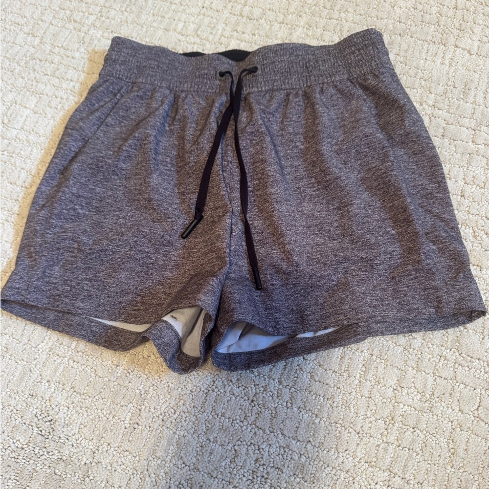 Lululemon Athletica Heathered Gray Athletic Shorts